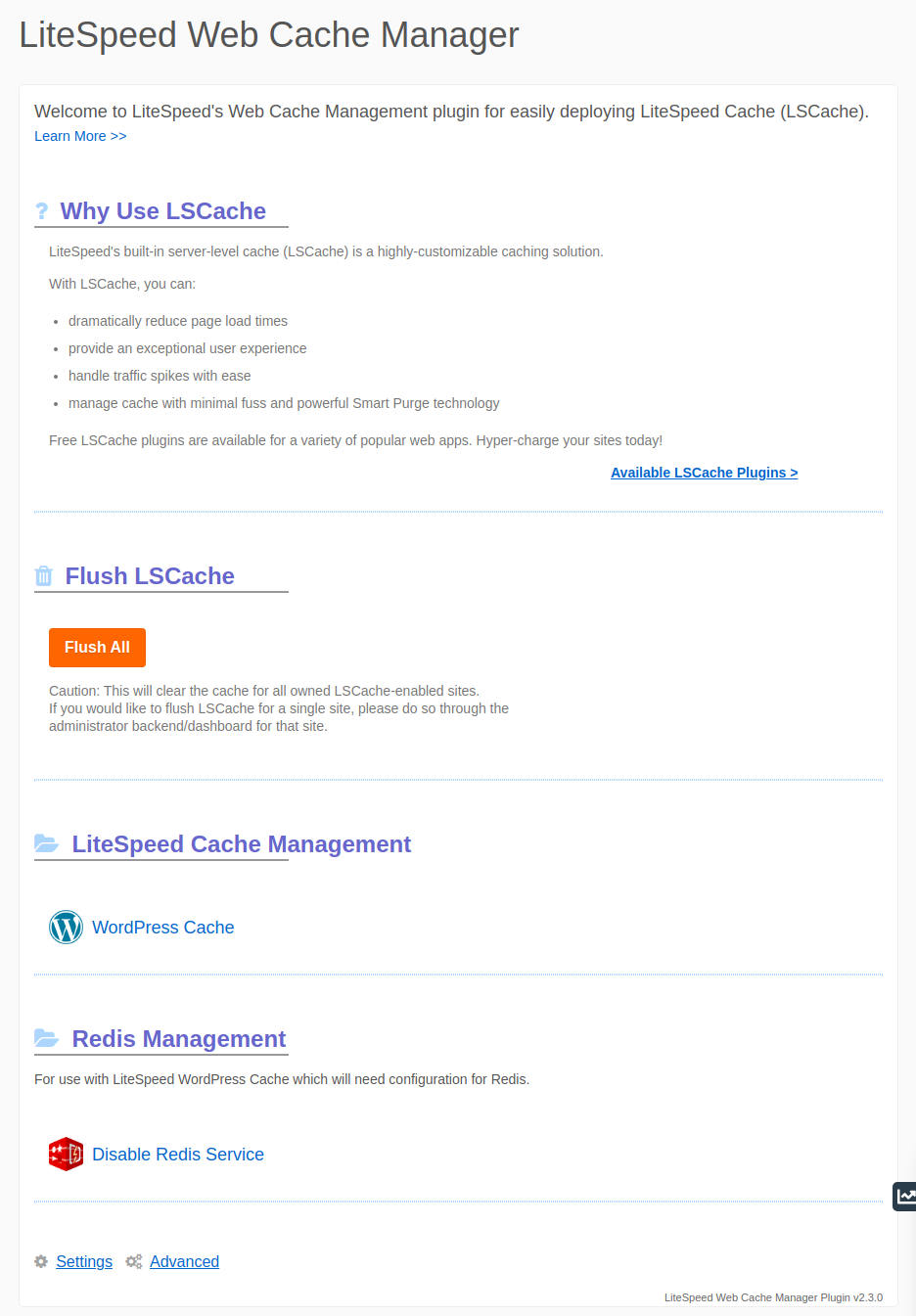 !User-end CPanel Plugin Main Page