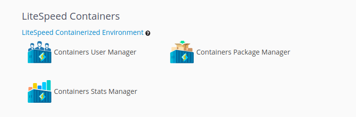 !WHM Plugin "LiteSpeed Containers"