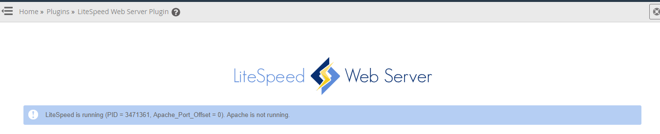 litespeed web server install