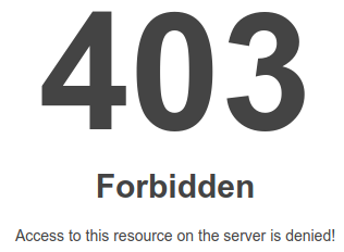 403 Error with LiteSpeed Web Server | LiteSpeed Documentation