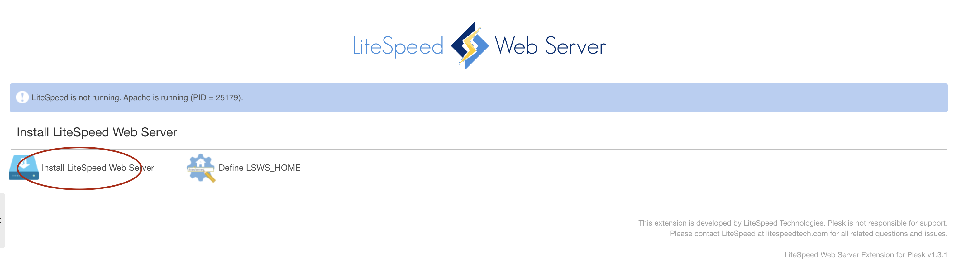 litespeed web server uploading